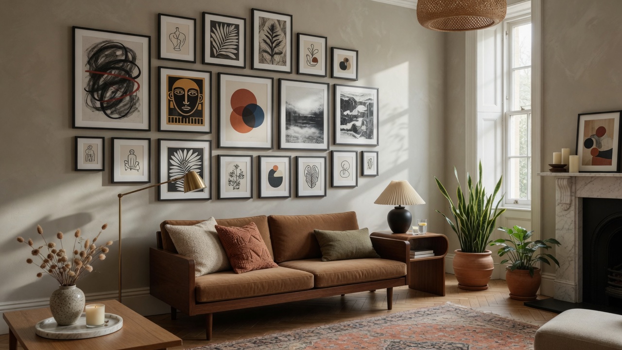 How to Create a Budget-Friendly Gallery Wall with Framed Posters